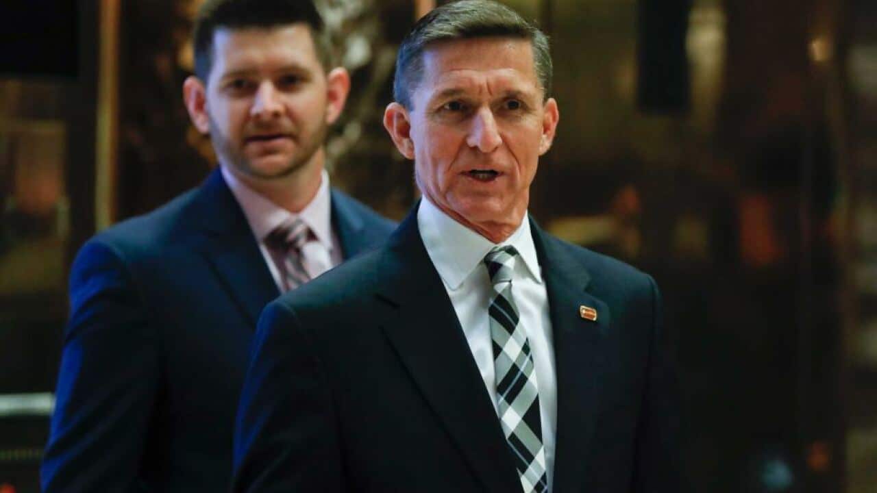 Michael Flynn at Trump Tower