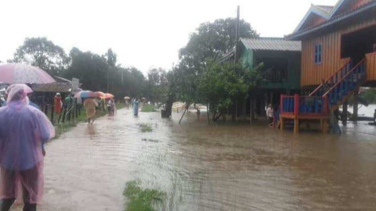 Flooding in Cambodia may cause delays in election