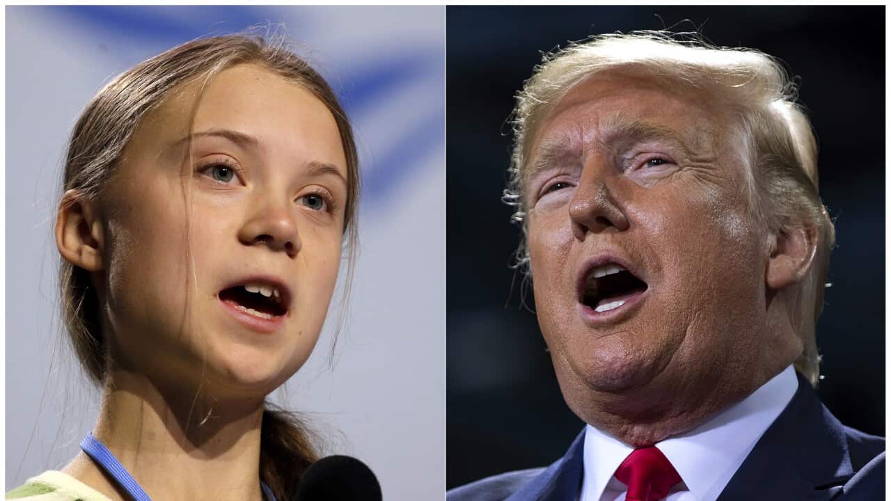 Greta Thunberg has mocked Donald Trump with his own words