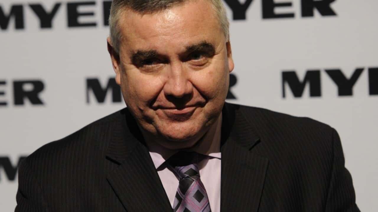 Myer Boss Bernie Brookes