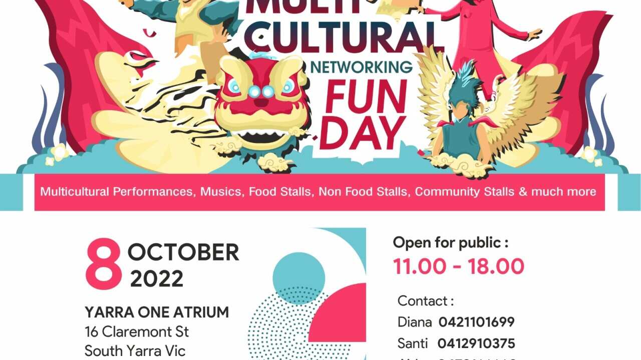 The official flyer of PERWIRA Multicultural Networking Fun Day, 8 Oct 2022.