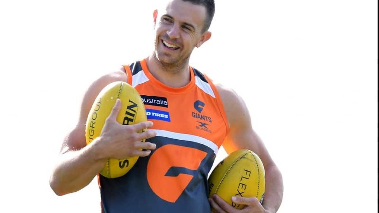 Greater Western Sydney Giants AFL player Brett Deledio