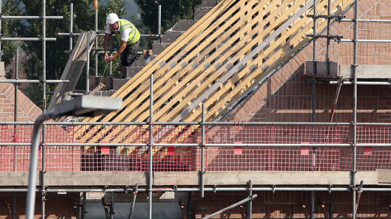 Construction work, as a boom