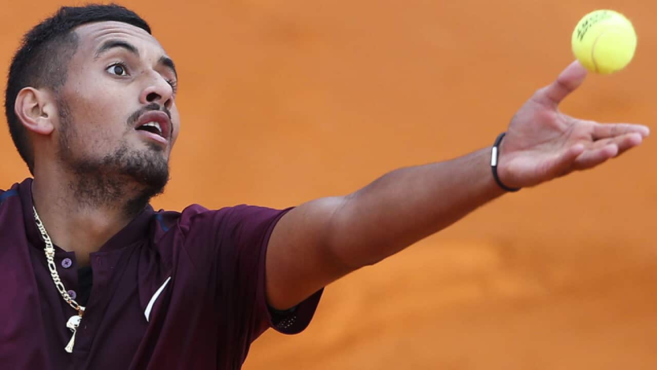 Nick Kyrgios of Australia