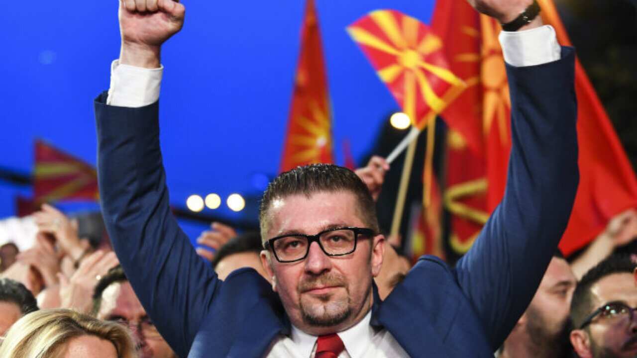 Macedonian opposition lider Hristijan Mickovski