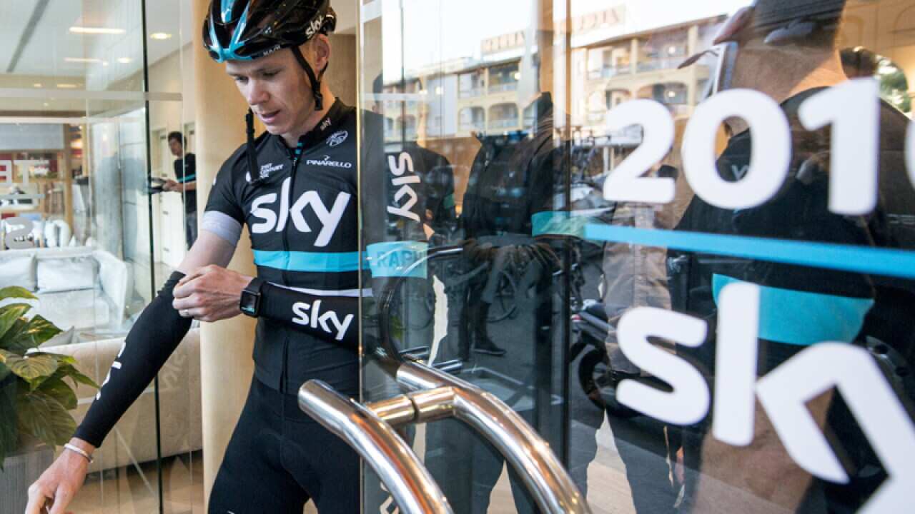 Cyclist Chris Froome