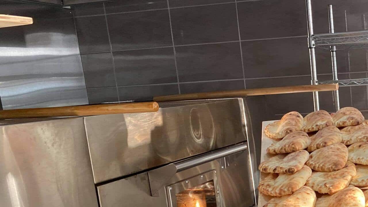 Aboud Abu Ashraf, owner of Zaatar Plus bakery