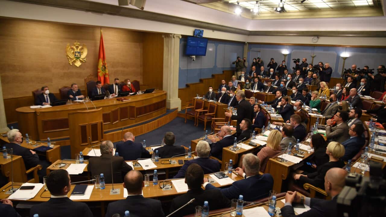 MONTENEGRO PARLIAMENT GOVERNMENT CONFIDENCE VOTE