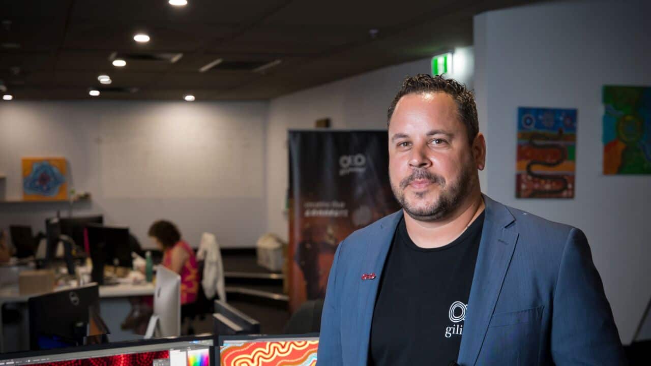 CEO David Williams in the Galimbaa offices