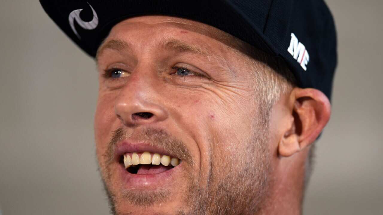Australian surfing champion Mick Fanning