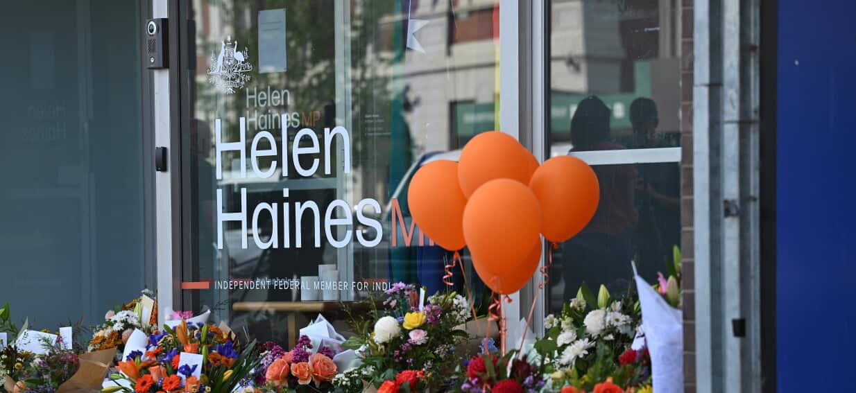They were already afraid. The Helen Haines attack reminds us why