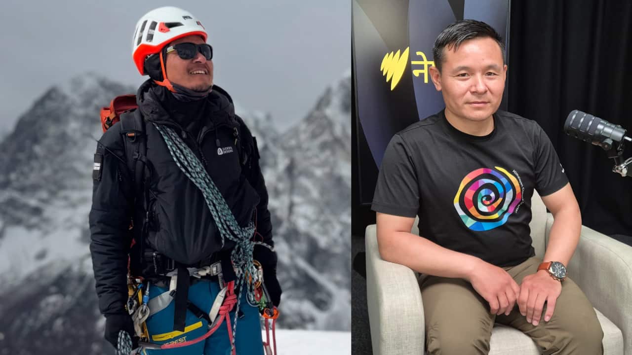 Kunga Sherpa shares his mountaineering journey with SBS Nepali.