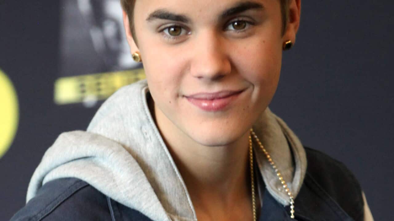 Canadian singer Justin Bieber
