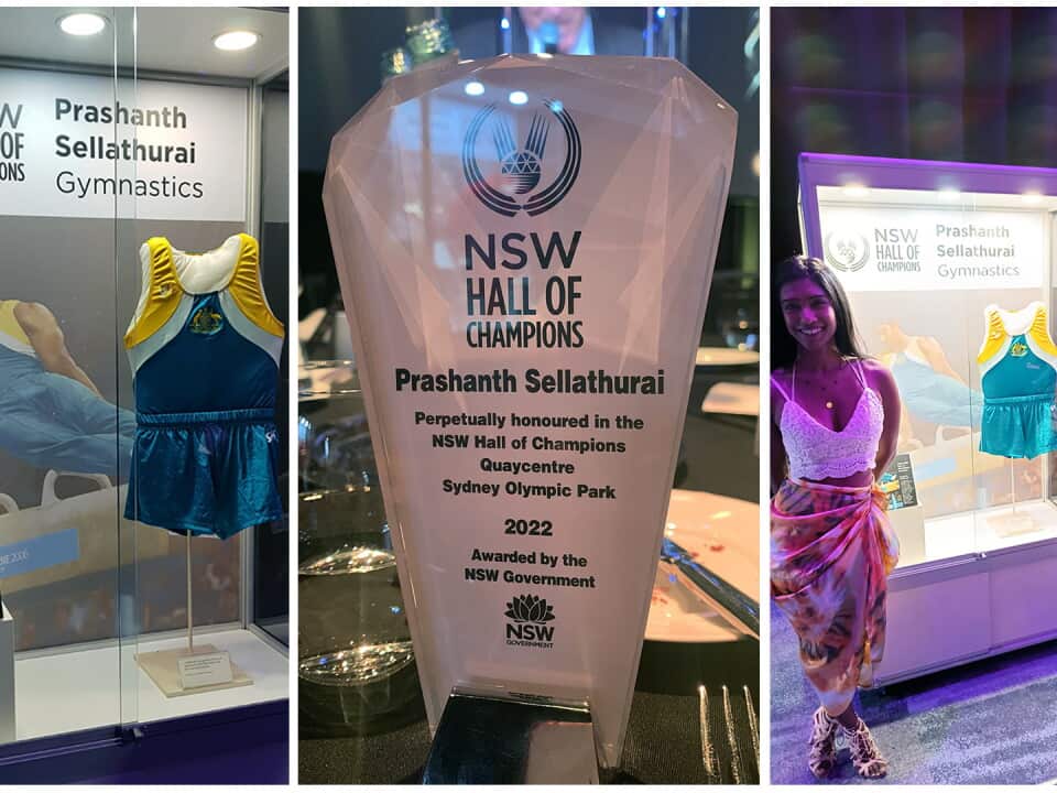 Prashanth Sellathurai is inducted into the NSW Hall of Champions