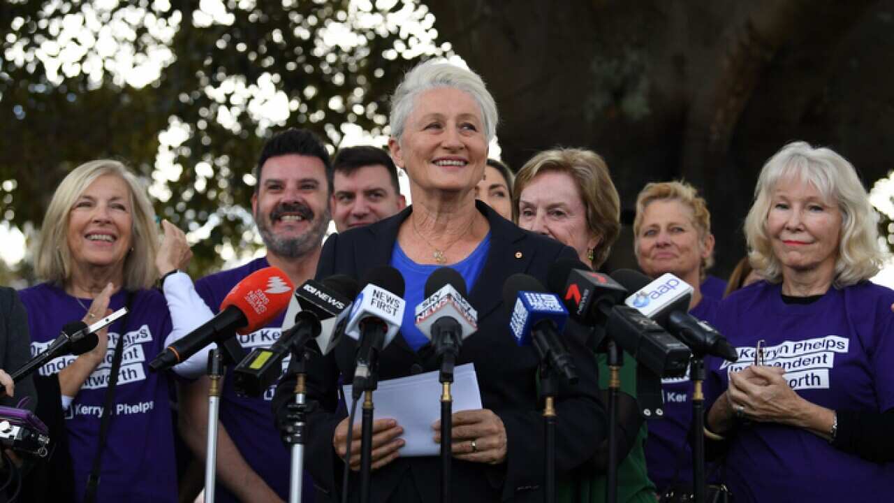 Dr Kerryn Phelps concedes defeat in Wentworth.