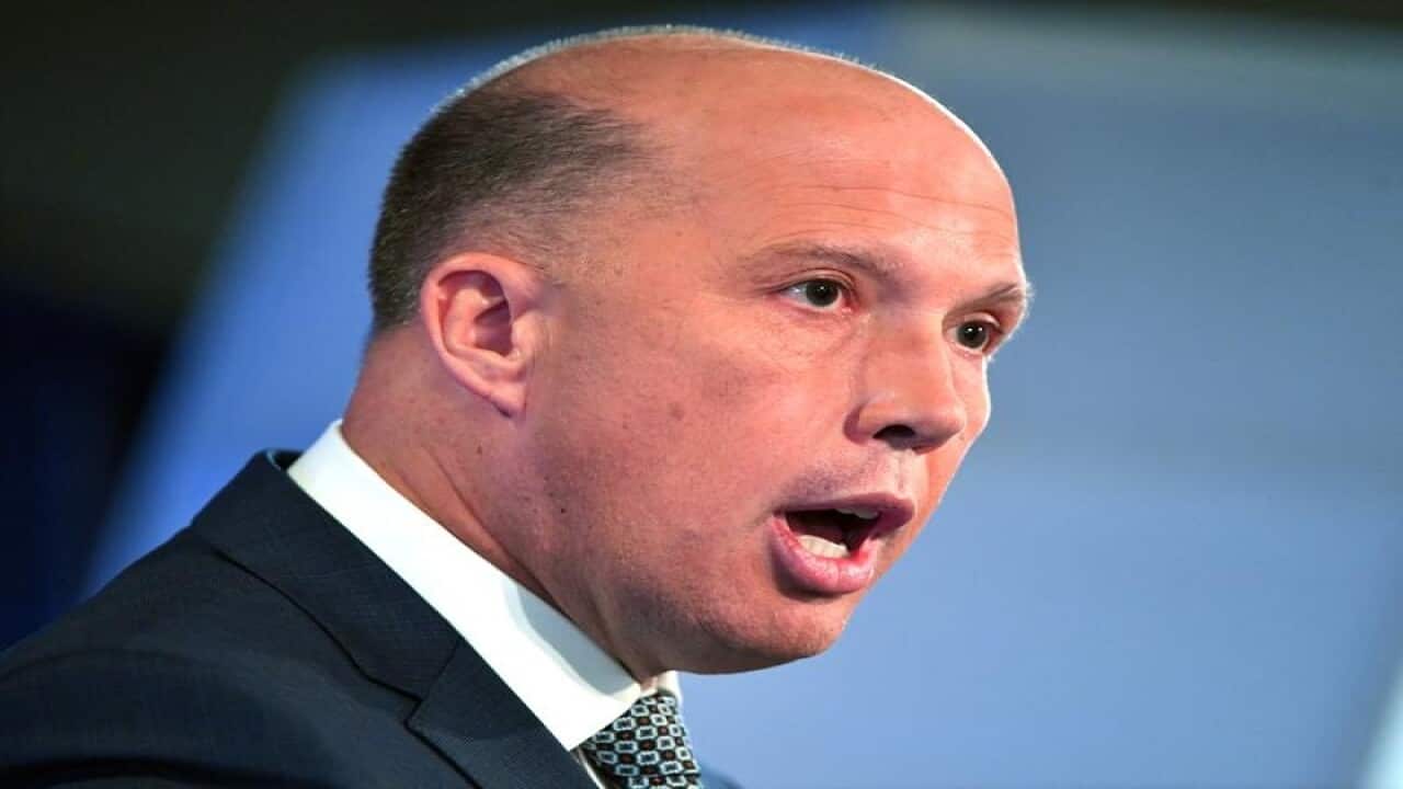 Minister for Home Affairs Peter Dutton
