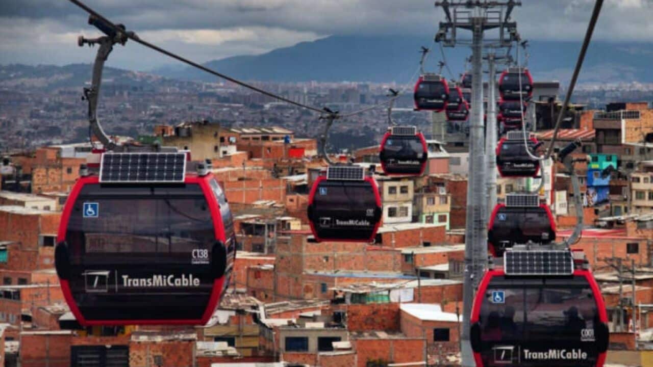 Teleférico en Bogotá