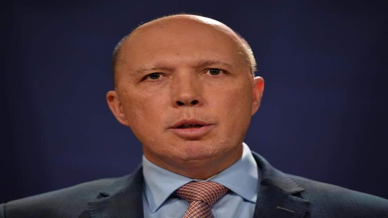 Minister for Home Affairs Peter Dutton