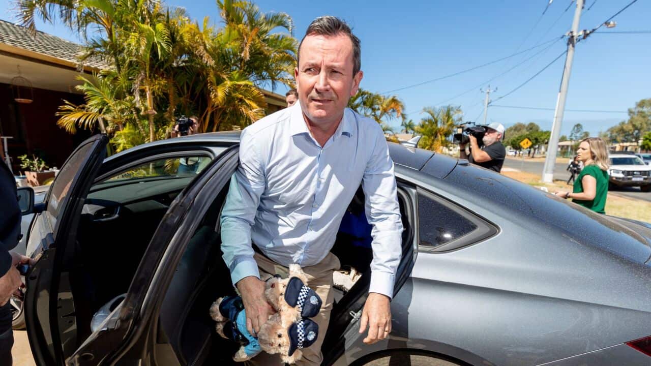 Police say two men phoned the Premier Mark McGown and left a number of threatening messages.