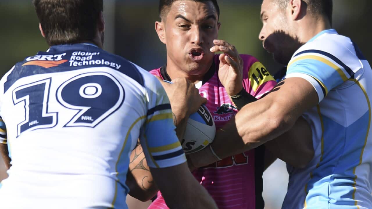 Dallin Watene-Zelezniak of the Penrith Panthers