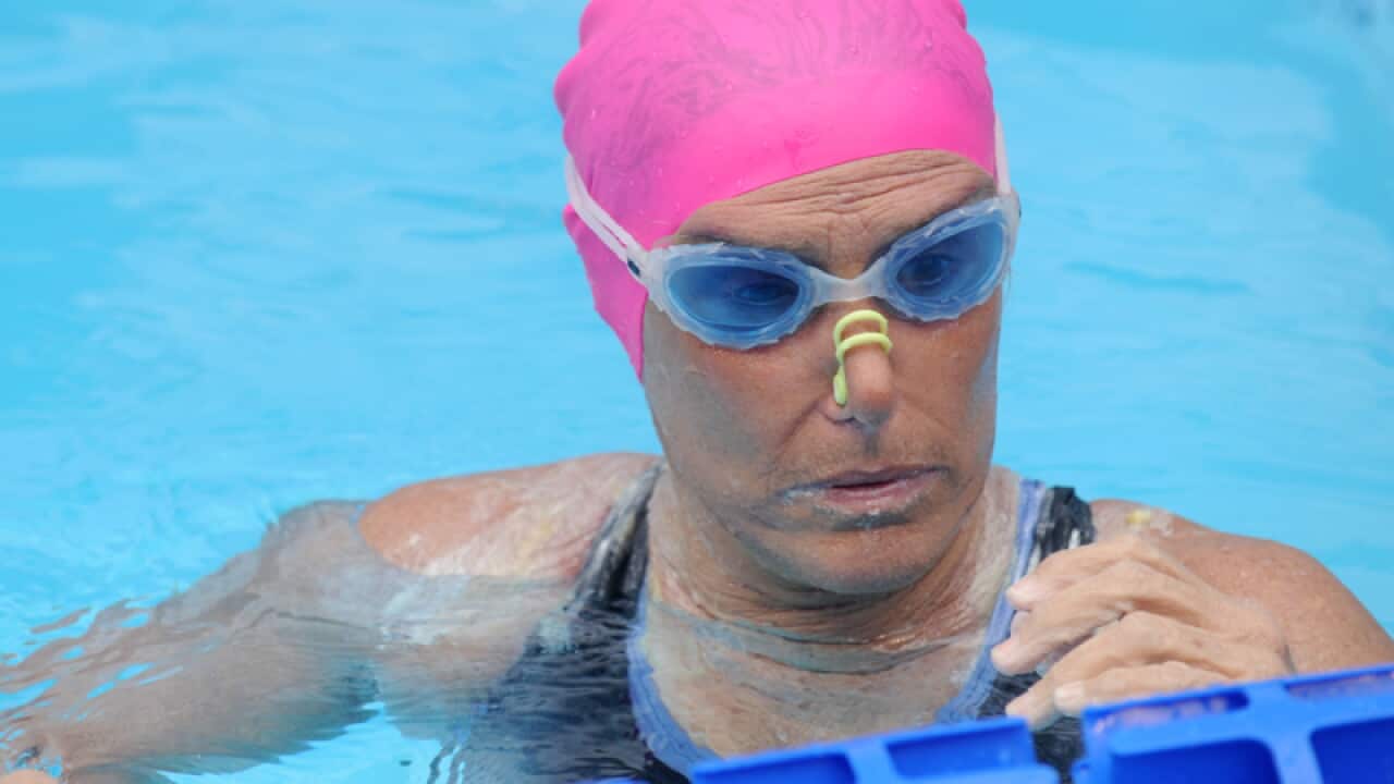 US endurance swimmer Diana Nyad