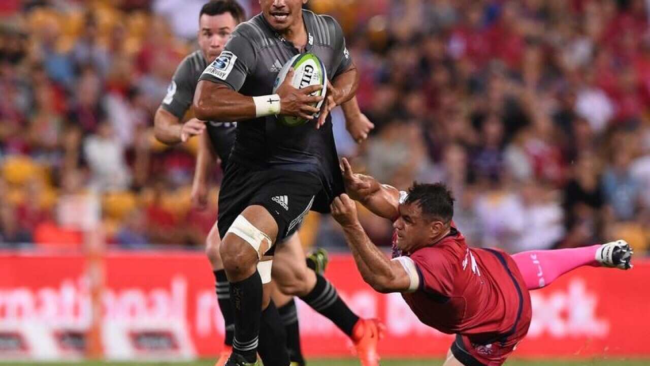 Crusaders player Pete Samu