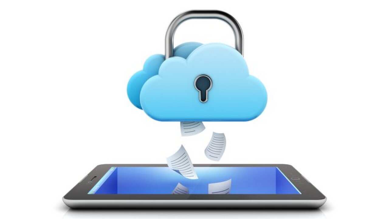 An animated concept of the technological cloud