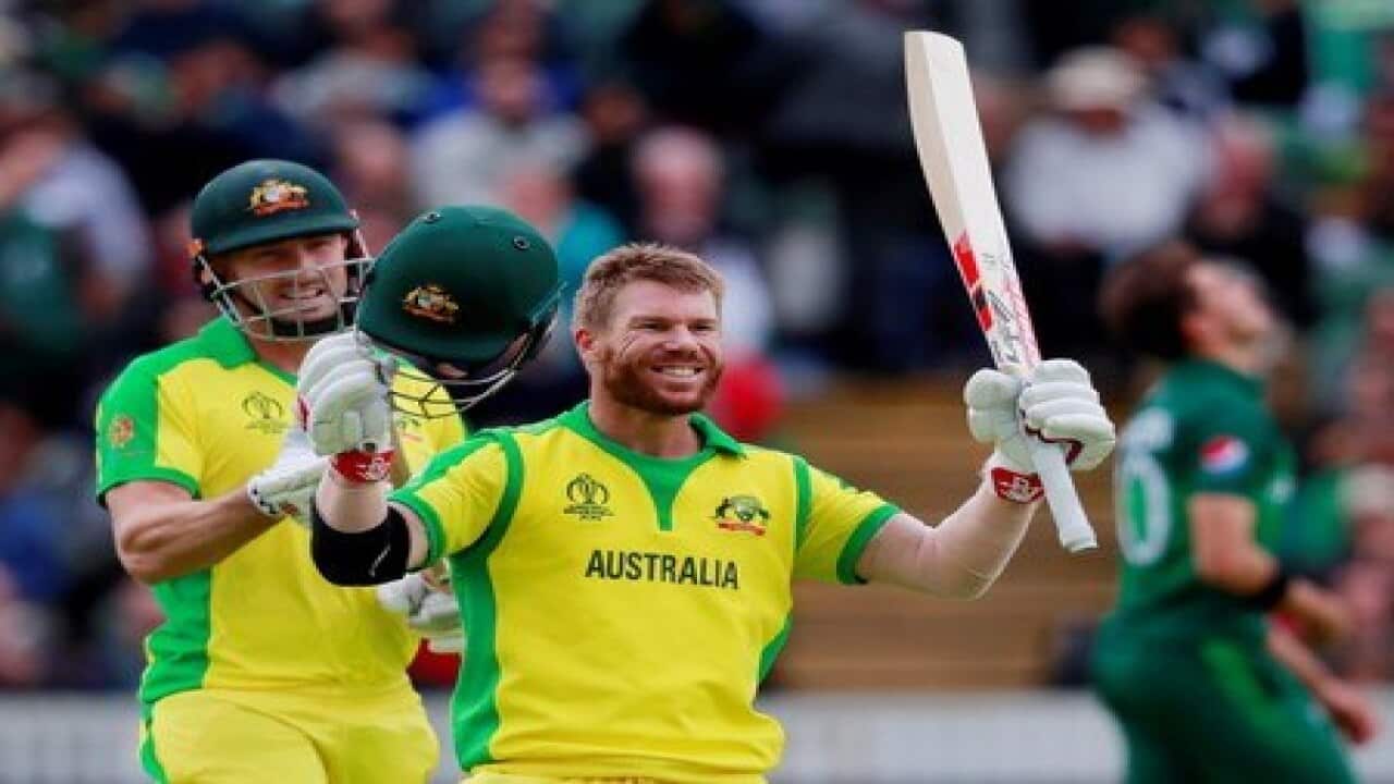 Warner century as Australia see off battling Pakistan