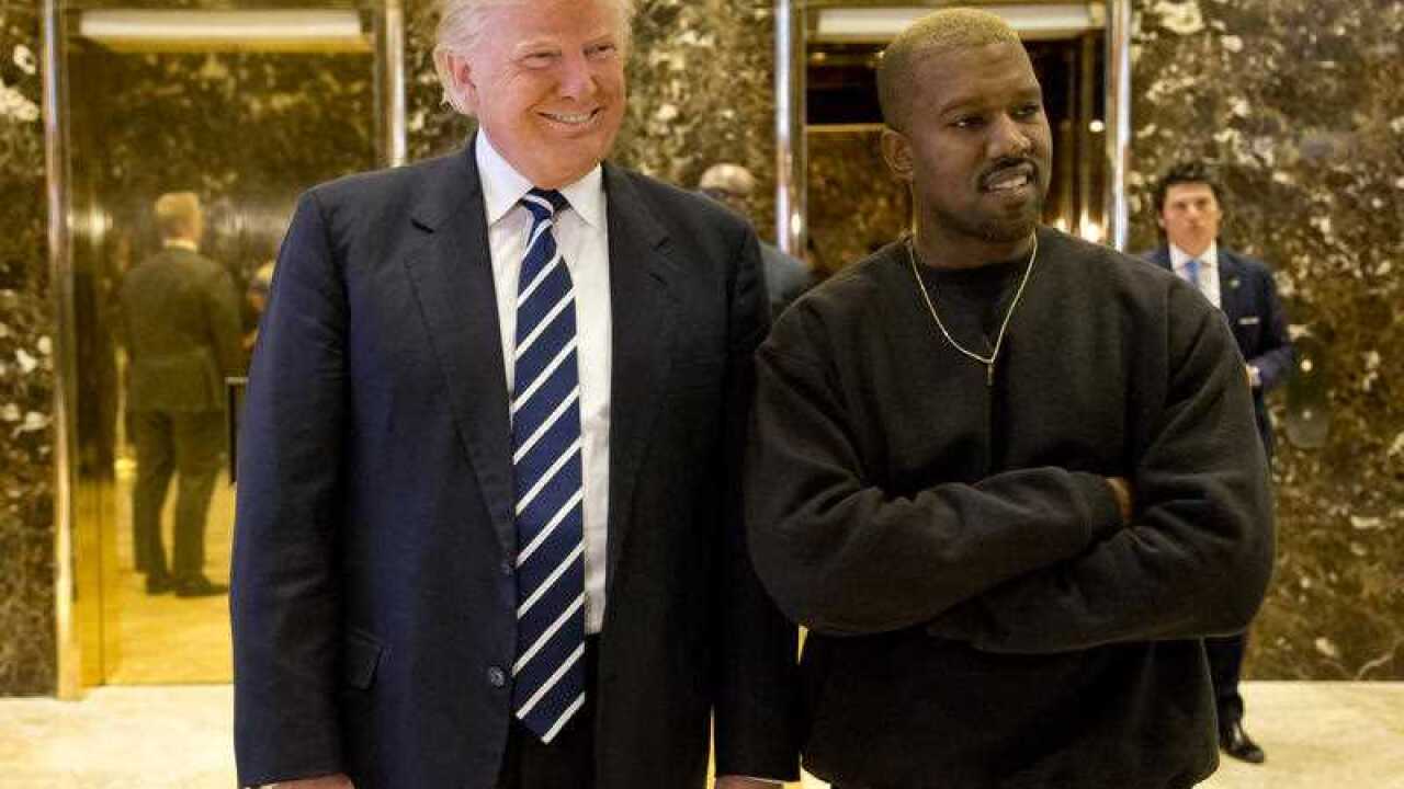 Donald Trump and Kanye West