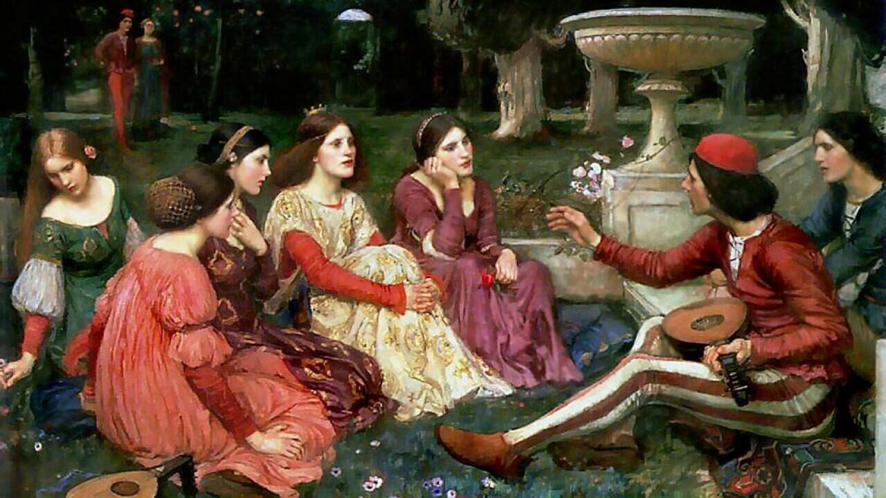 'A Tale from the Decameron' – John William Waterhouse