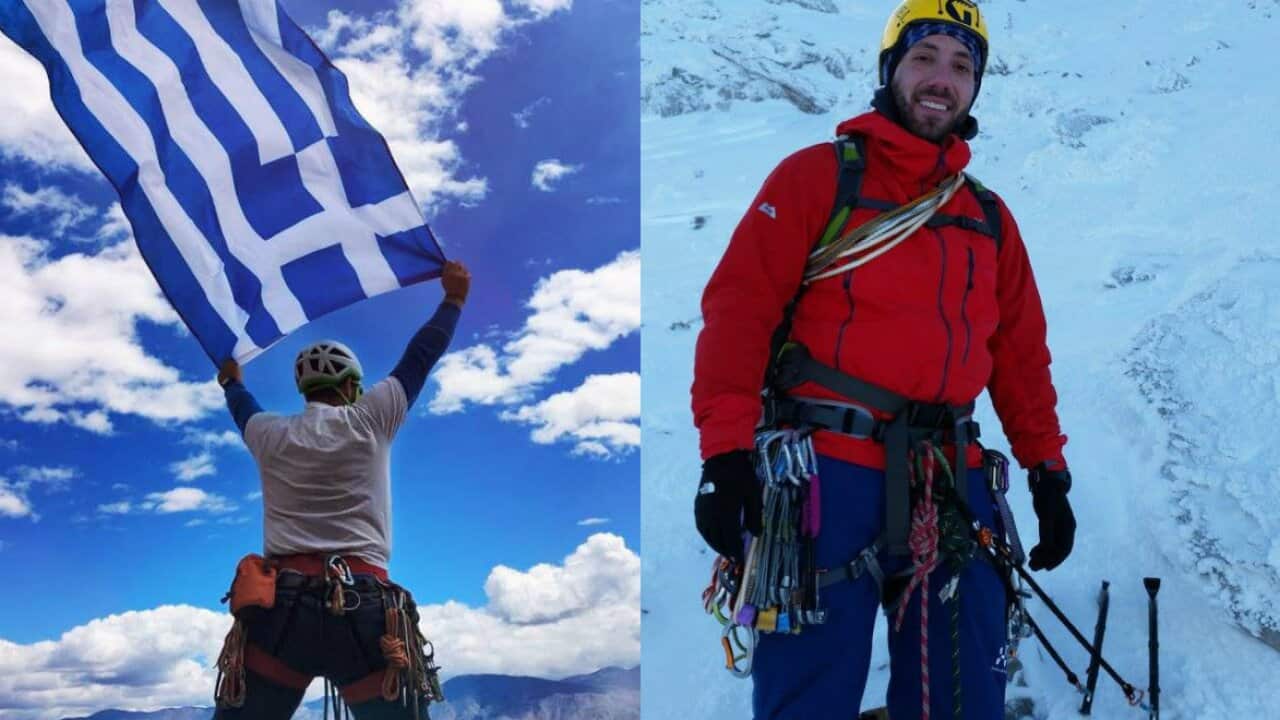 Greek climber Marios Kardaris