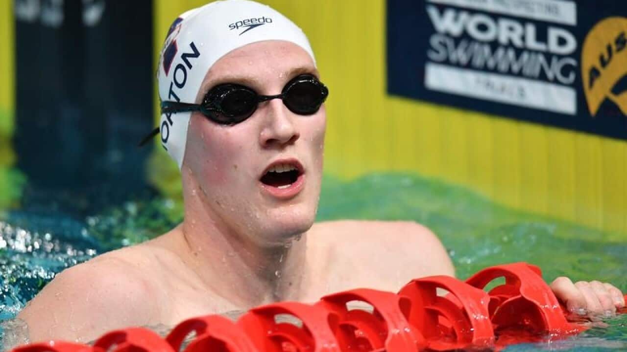 Olympic gold medallist Mack Horton.