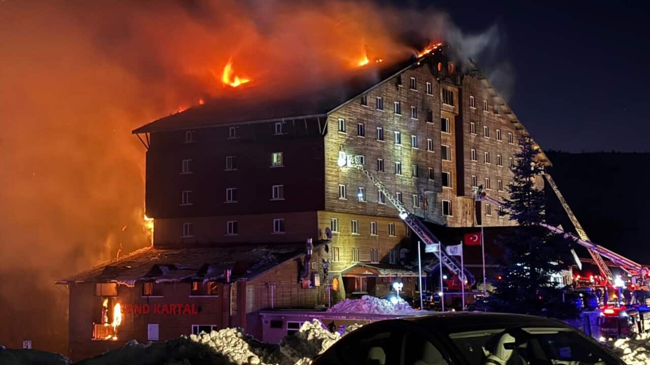 APTOPIX Turkey Fire