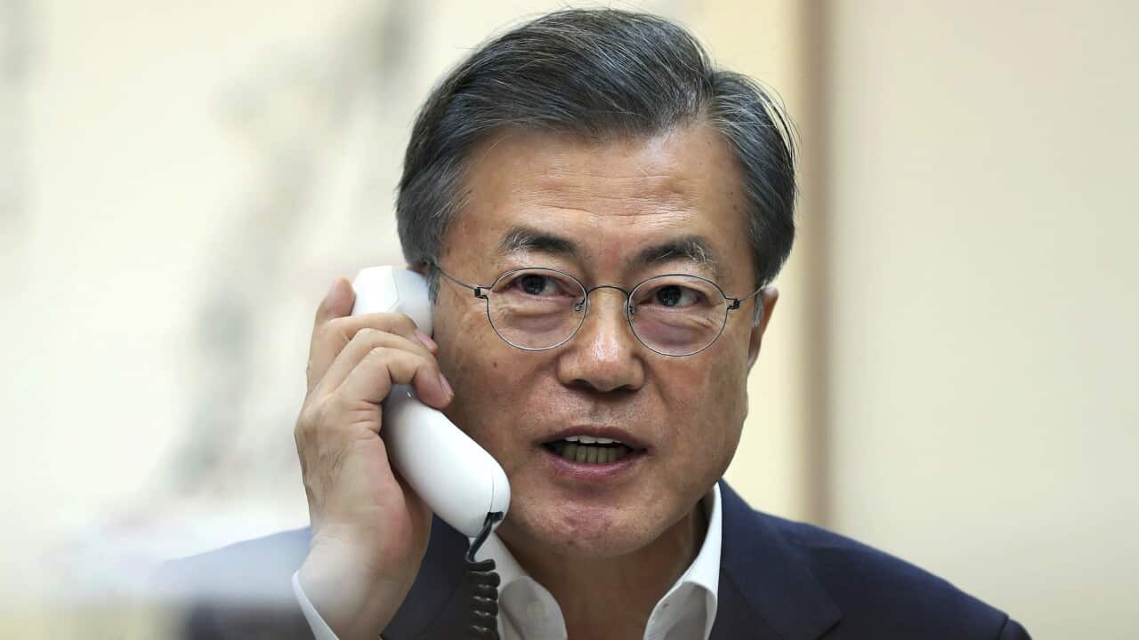 South Korean President Moon Jae-in is experiencing sagging approval ratings.