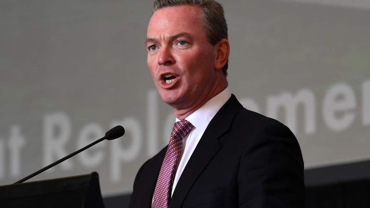 Defence Industries Minister Christopher Pyne