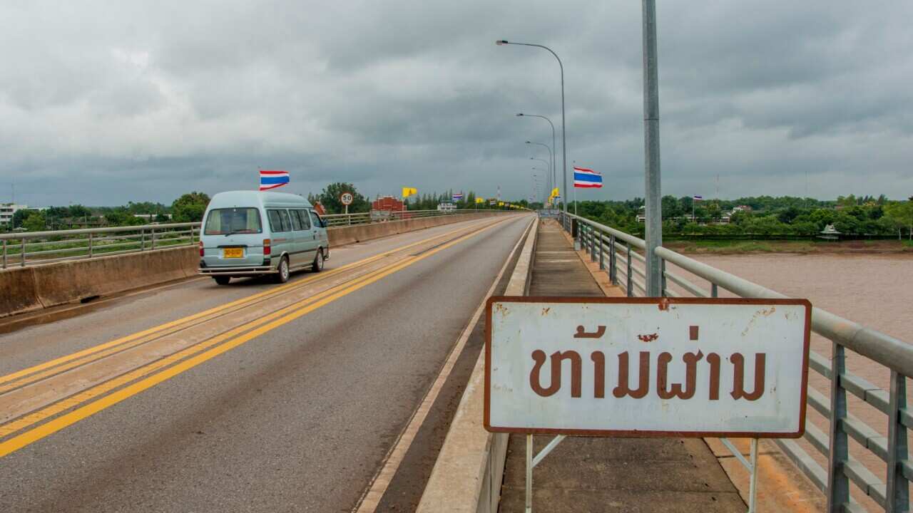 The Friendship Bridge over the Mekong River (Wolfgang KaehlerLightRocket via Getty Images)