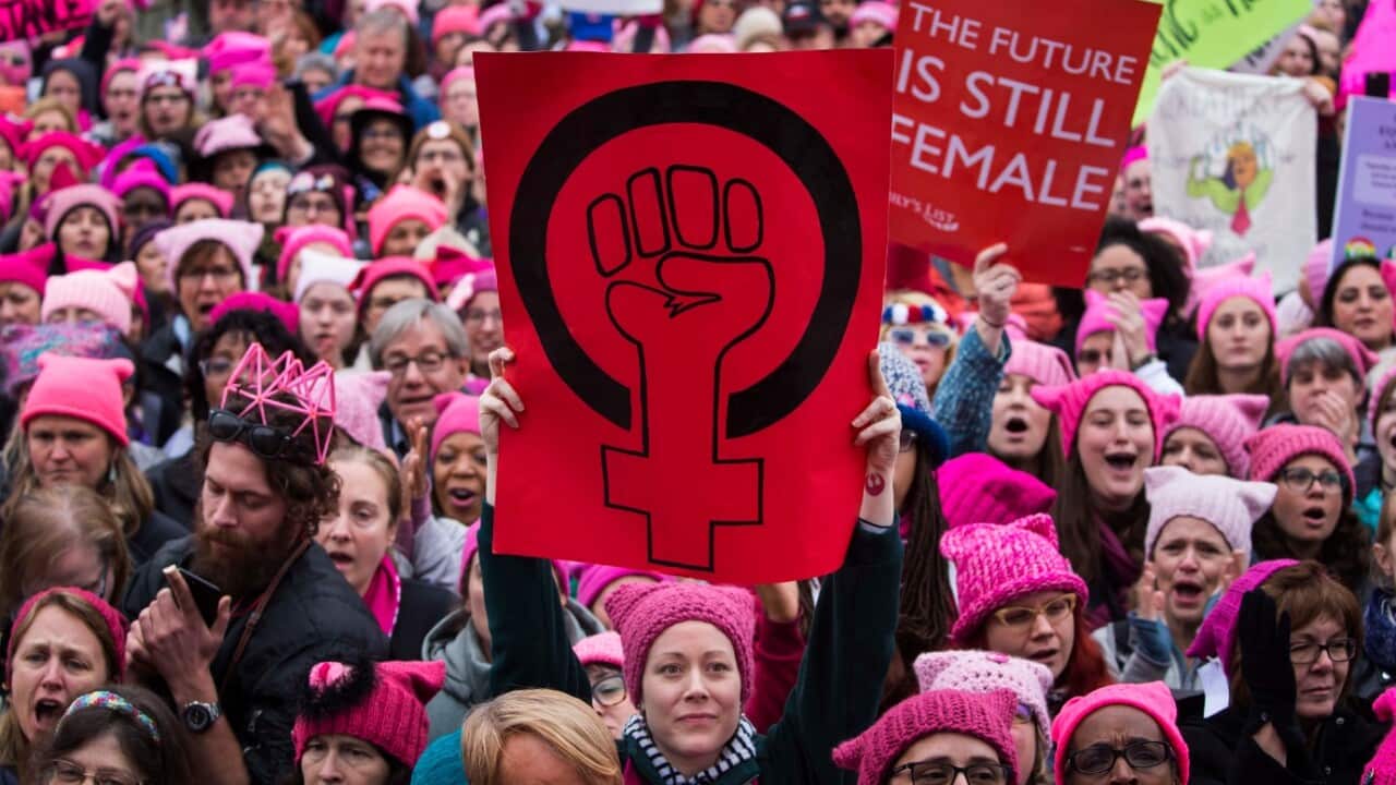 The Women’s March in Washington, Jan. 21, 2017. A record 256 women are running for Congress in the 2018 midterms