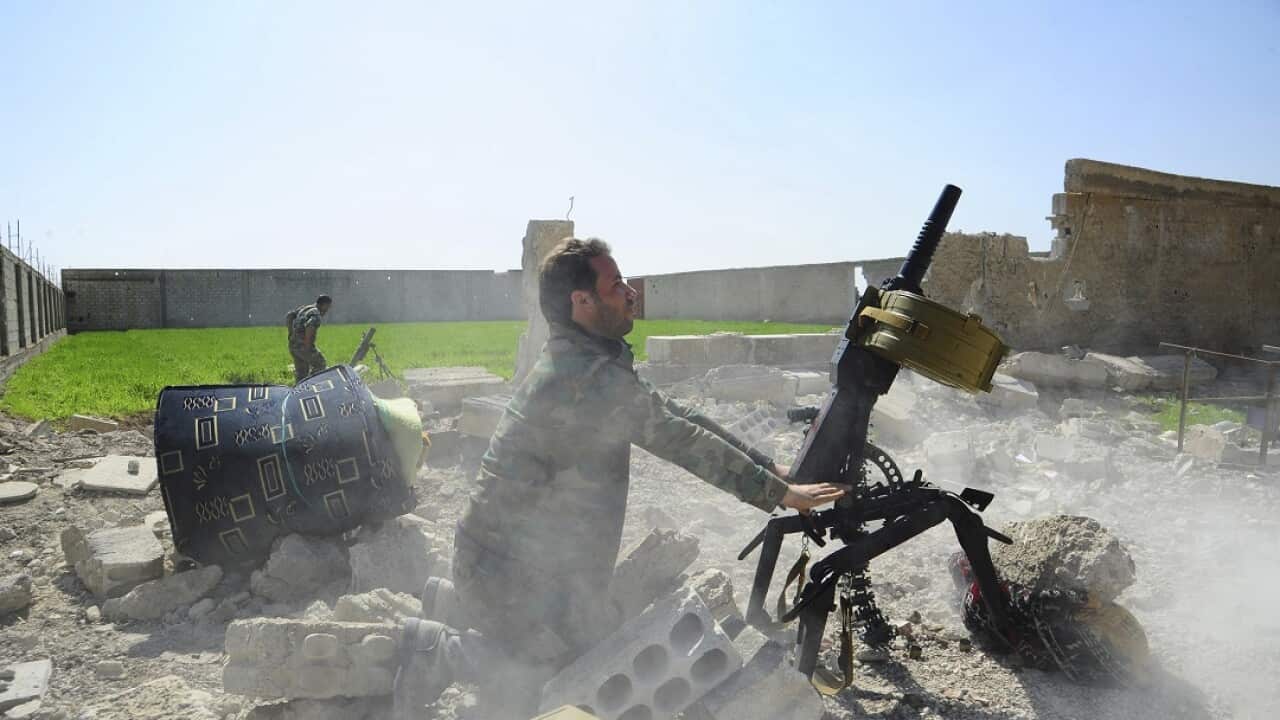 Hostilities continue in Eastern Ghouta.