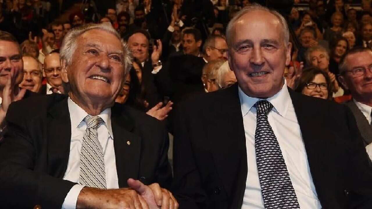 Bob Hawks and Paul Keating.