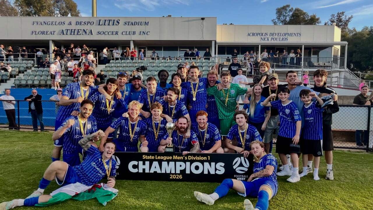 Floreat Athena won the State League title and promotion back to the National Premier Leagues - NPL