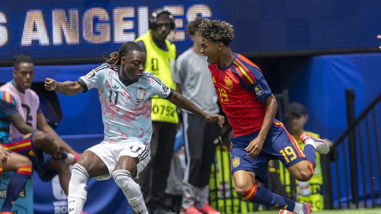 Spain Vs. Belgium FIFA World Cup quarterfinal soccer match in Los Angeles, USA - 10 Jul 2026