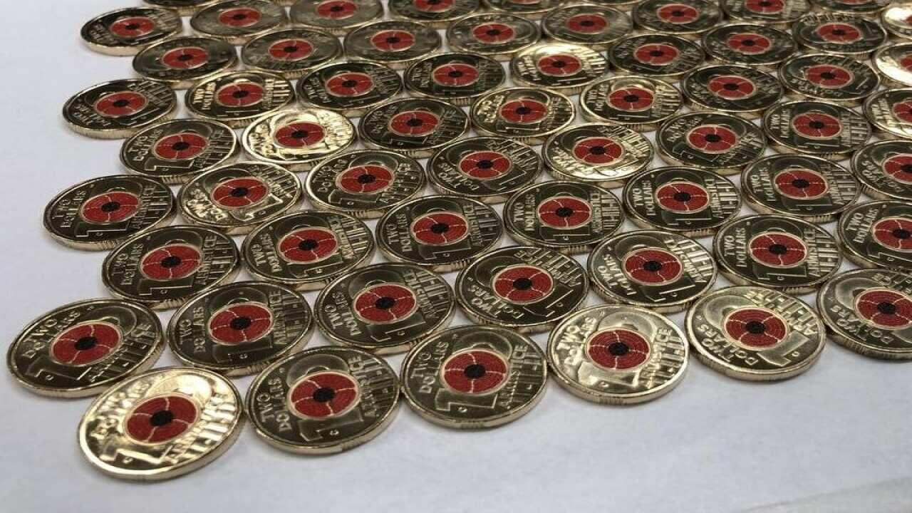 New Australian $2 coins.