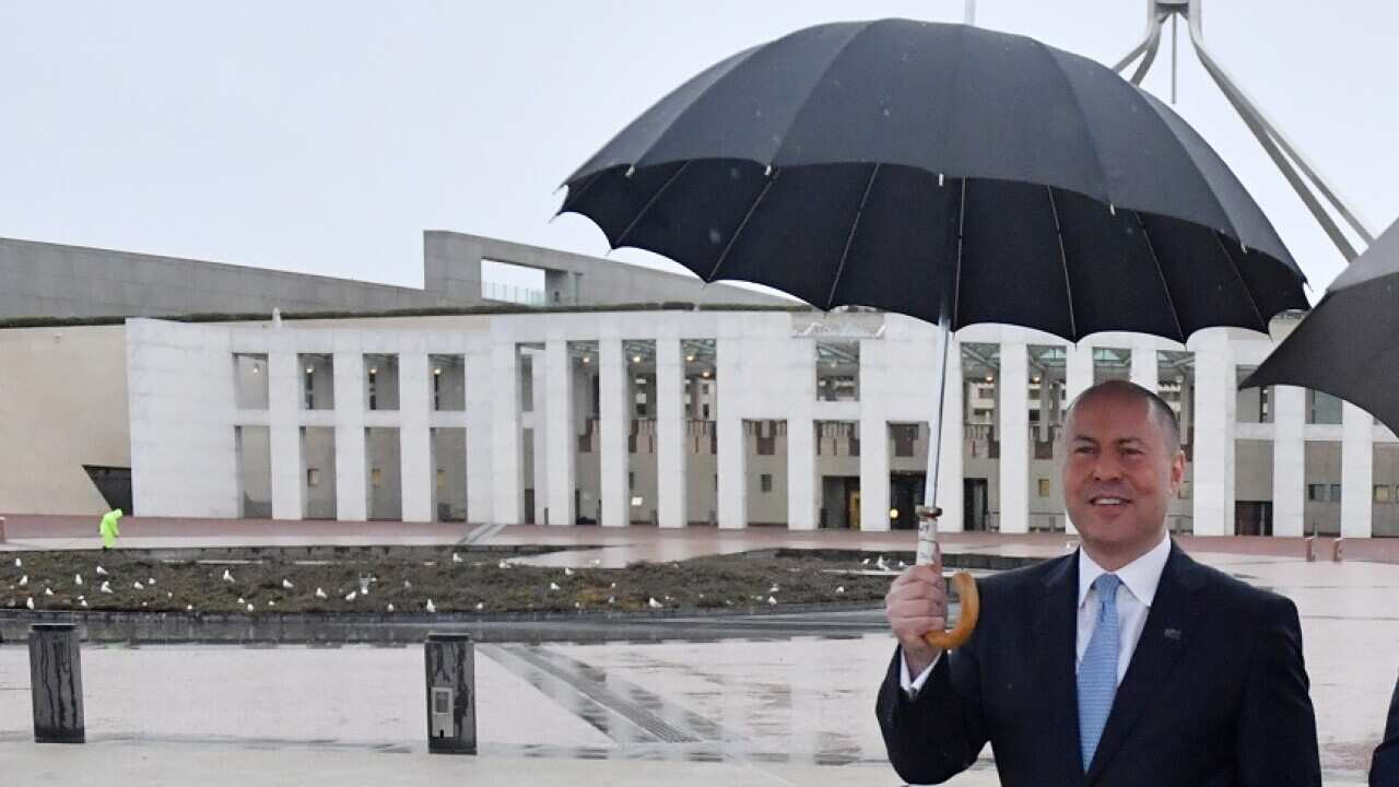 Treasurer Josh Frydenberg and Prime Minister Scott Morrison