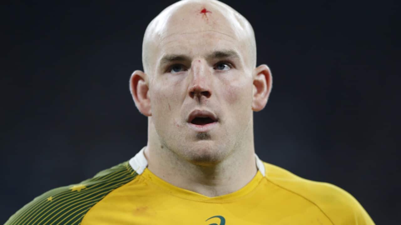 Australia's captain Stephen Moore