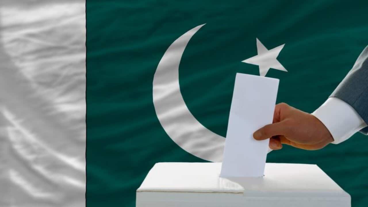 Pakistan election ballot box sbs urdu