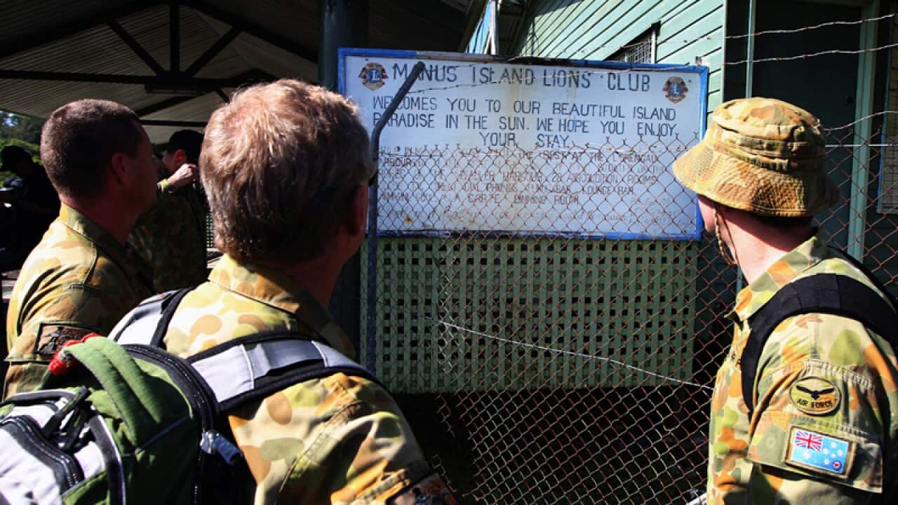 Asylum seekers arrive in Manus