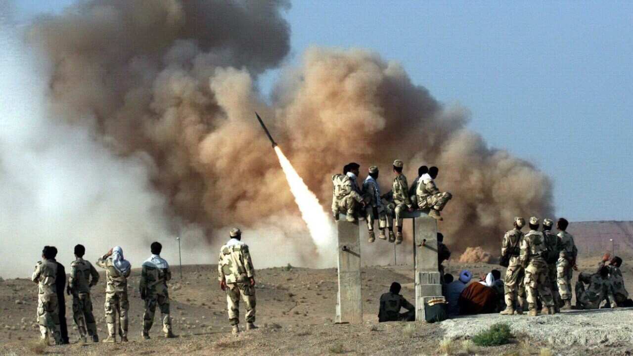 File image: Ballistic missile Zelzal , is launched during the second day of military exercises, codenamed Great Prophet-6, by Iran's elite Revolutionary Guards