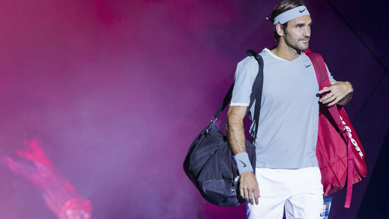 Roger Federer of Switzerland