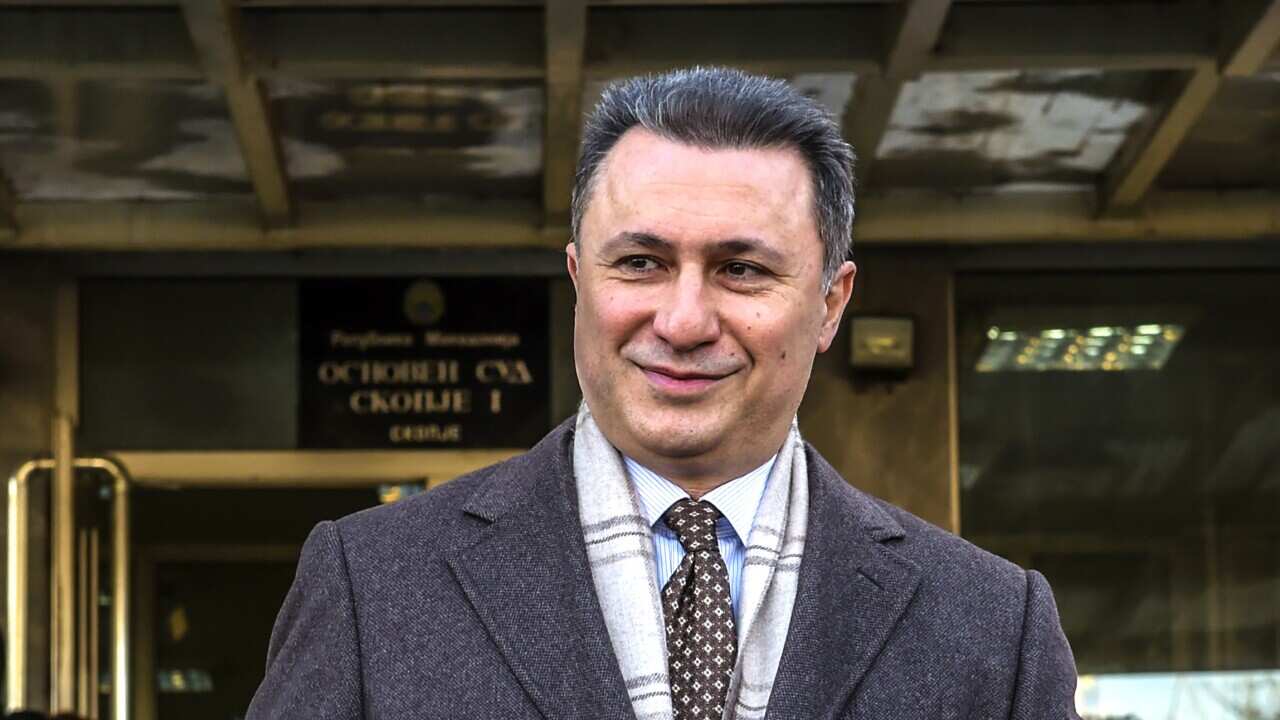 (FILE) FYROM EX MACEDONIAN PM GRUEVSKI SENTENCED
