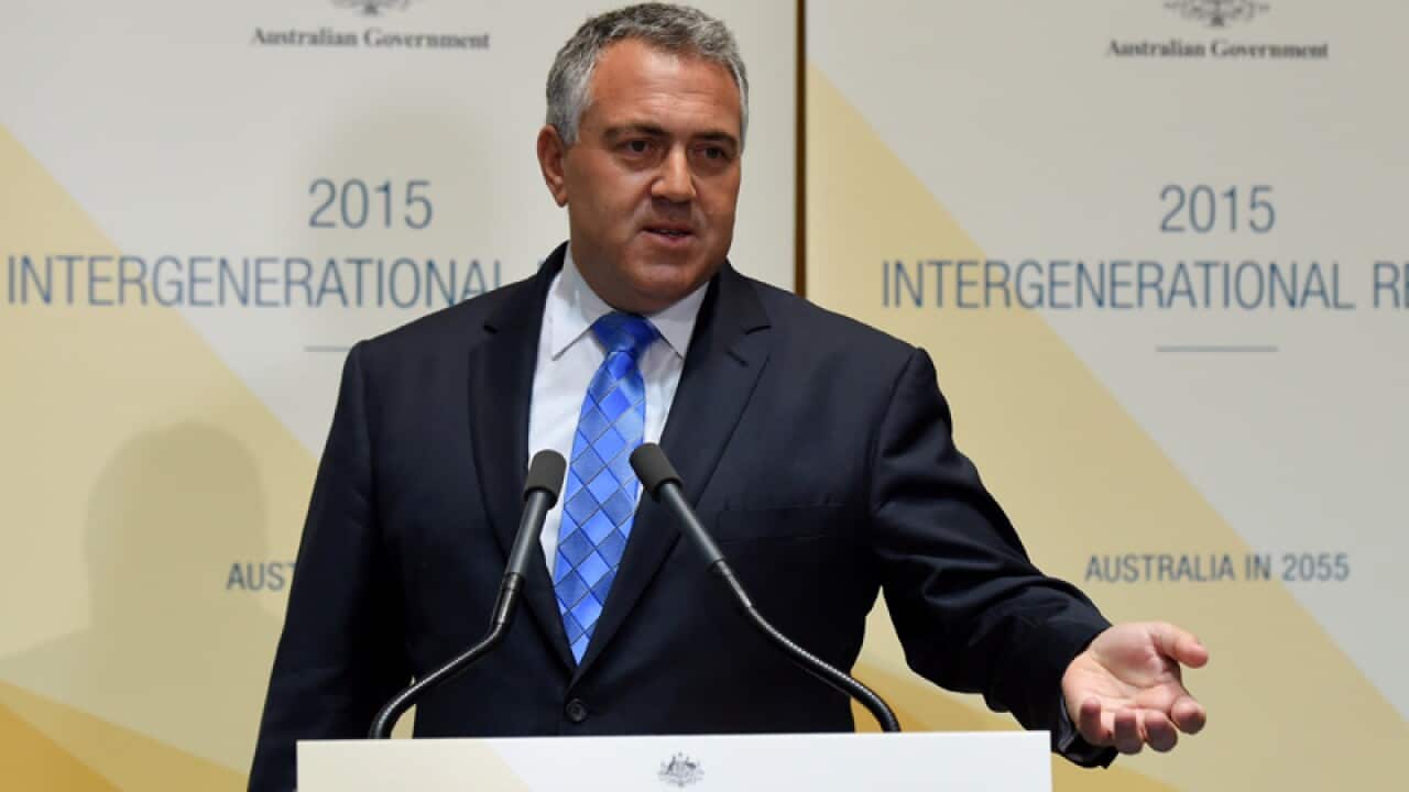 Federal Treasurer Joe Hockey.